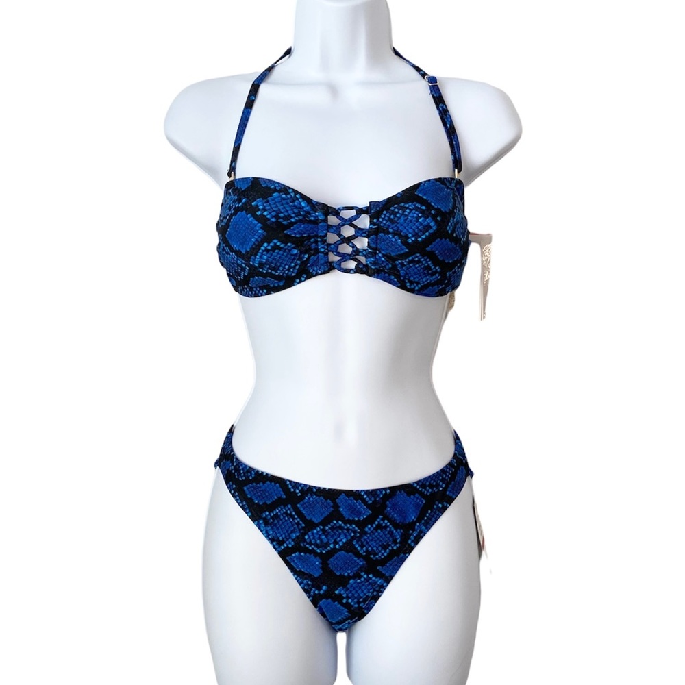 MICHAEL KORS Python Snake Print 2 Piece Bikini